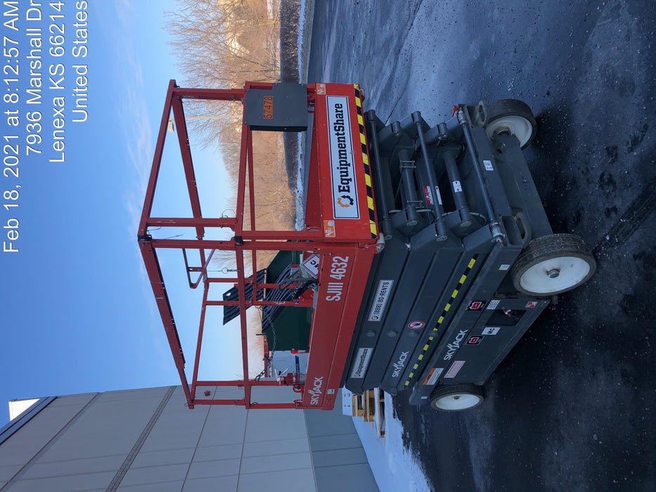 2018 Skyjack SJIII-4632 Standard Rental Specs