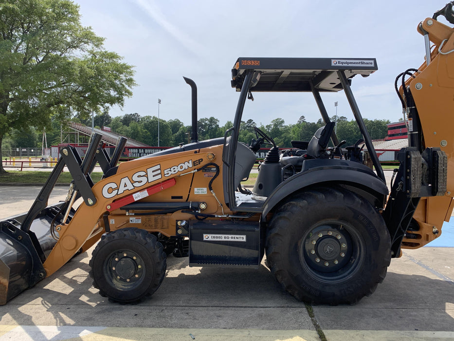 2020 Case 580N EP - Extendable Backhoe Canopy 4WD, Extendable Stick, Pilot Controls, 2 Way Hydraulics, Ride Control, TAG Manual QC