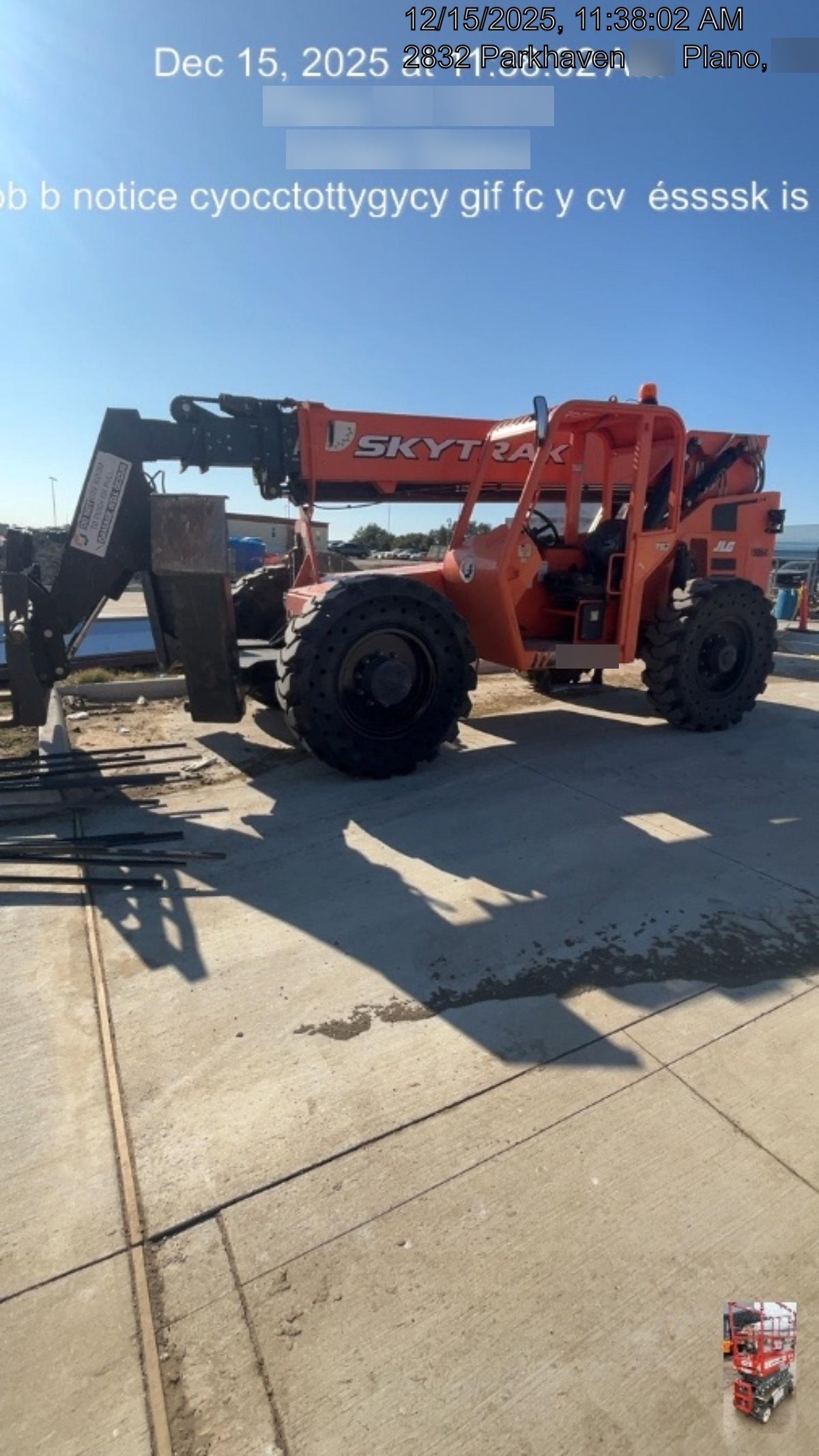 2018 SKYTRAK 10054