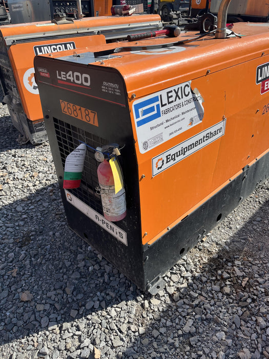 2022 Lincoln Electric LE400 Kubota V1505, Trlr, Cable Rack, Light Kit, ES Decals, T3