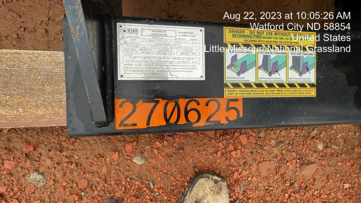 2022 STAR INDUSTRIES M1360B - Star JIB Boom