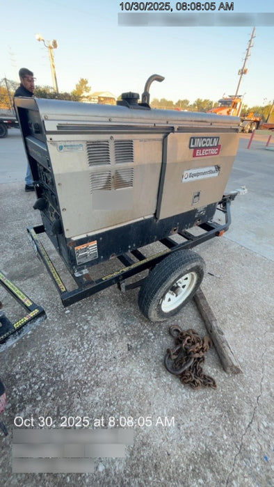 2019 Lincoln Electric Vantage 322 Welder Ready-Pak 3, Two wheel trailer, Fender and Light kit, Cable Rack
