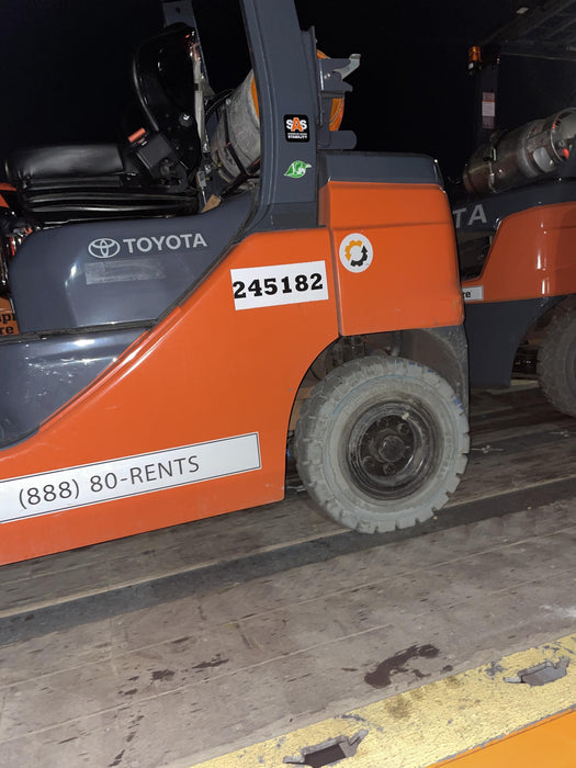 2022 TOYOTA 8FGU25 LP w/ Scale