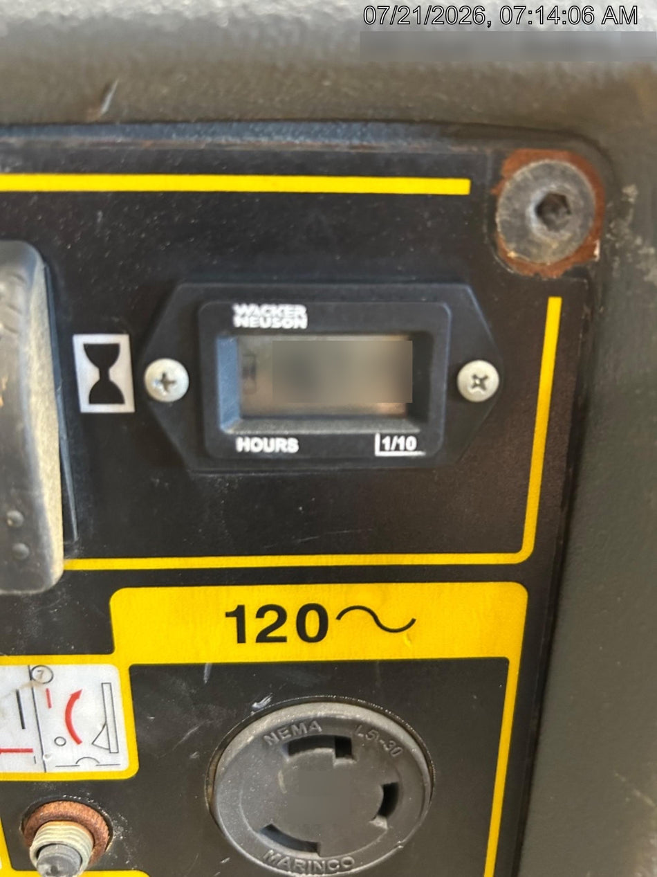 2018 Wacker Neuson GPS9700V Wacker Neuson GPS9700V Portable Generator