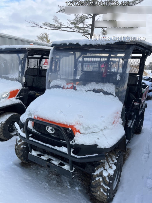 2021 Kubota RTV-X1140W-H Plastic Canopy, Windshield Acrylic Clear, LED Strobe Light, Wire Harness Kit, Back up Alarm