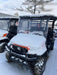 2021 Kubota RTV-X1140W-H Plastic Canopy, Windshield Acrylic Clear, LED Strobe Light, Wire Harness Kit, Back up Alarm