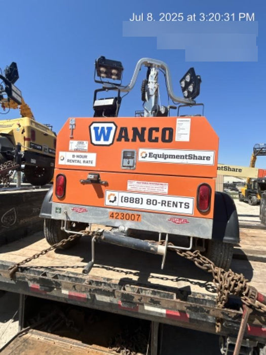 2024 Wanco WLTT-4MM4K Diesel, Deep Sea Controller, Shore Power Plug, Auto Start, (4) 350W LED Floodlights, 4kW Generator, 60 Gal Fuel Tank, 2" Ball, T3