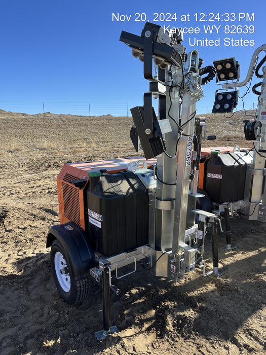 2024 Wanco WLTT-4MM4K Diesel, Deep Sea Controller, Shore Power Plug, Auto Start, (4) 350W LED Floodlights, 4kW Generator, 60 Gal Fuel Tank, 2" Ball, T3