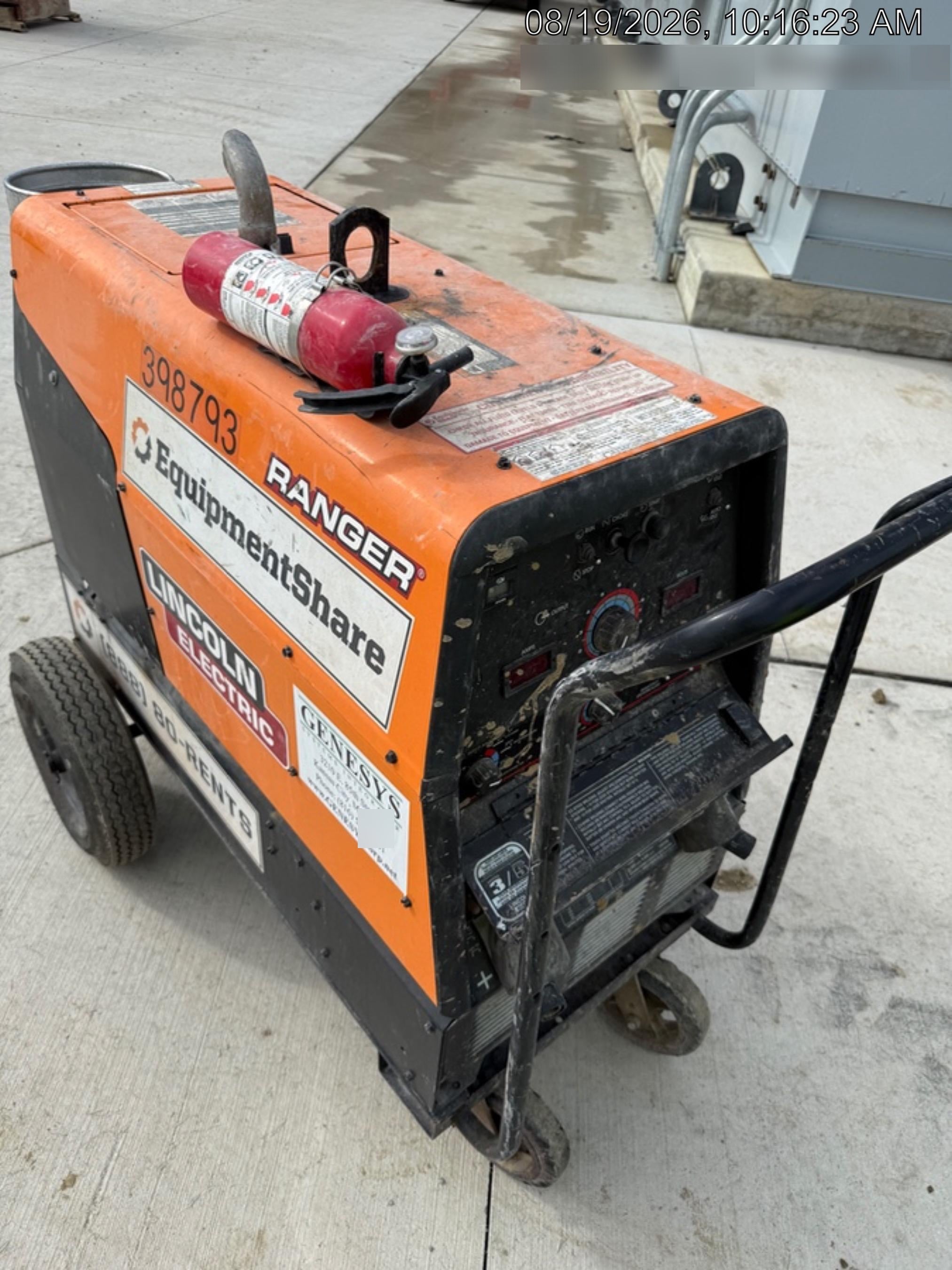 2024 Lincoln Electric Ranger 305 LPG Ranger 305 LPG, Undercarriage, Tank Holder & Strap, 10kw AC Gen, 25hp Kohler LPG Eng