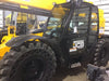 2018 JCB 510-56 JCB 510-56 Telehandler 74 HP w/CAB/HVAC, Beacon, Worklights, Aux Hydraulics, Solid Tires, 60" Carriage/Forks
