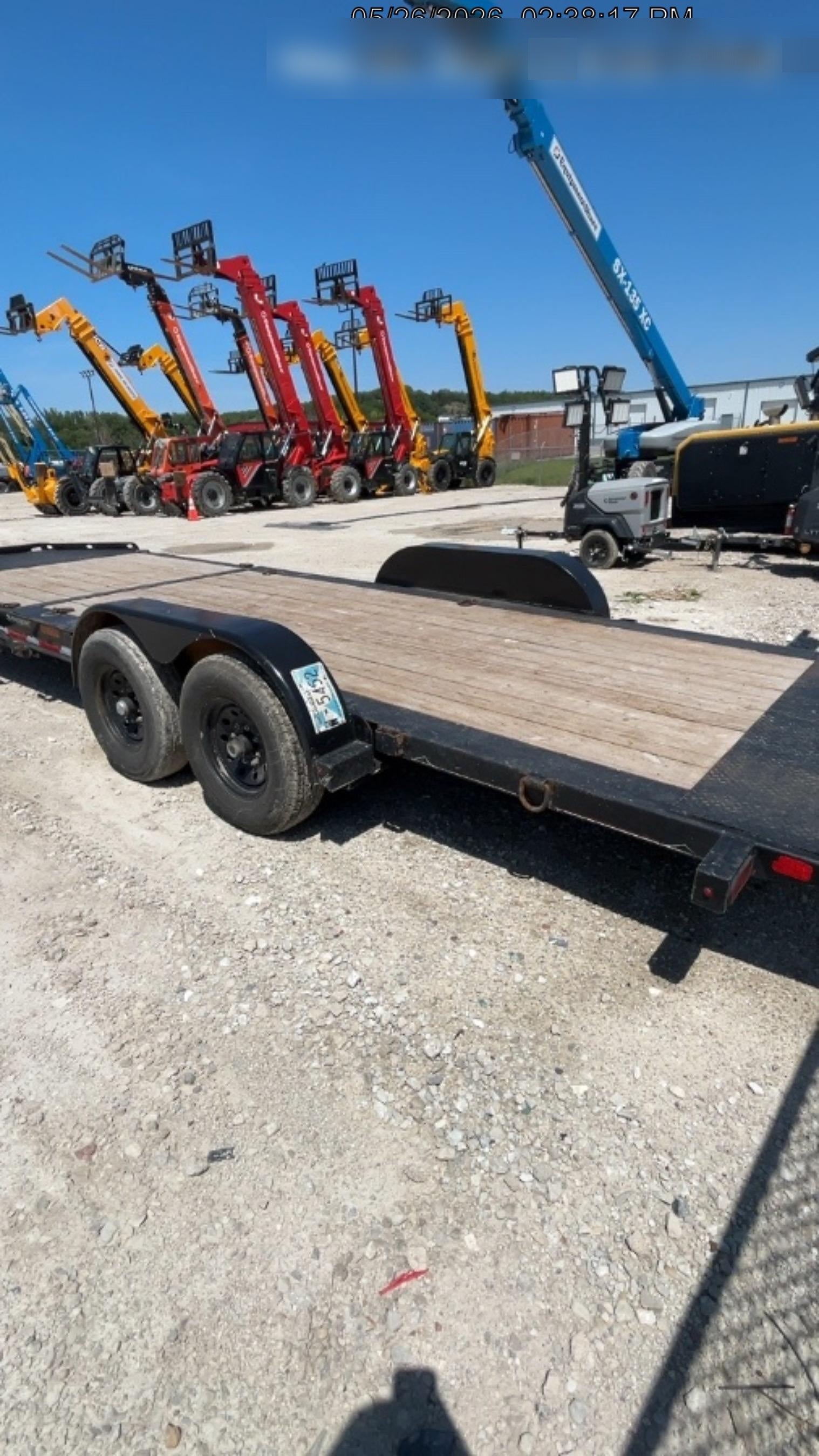 2022 LOADTRAIL Tilt-Deck Rental Trailer