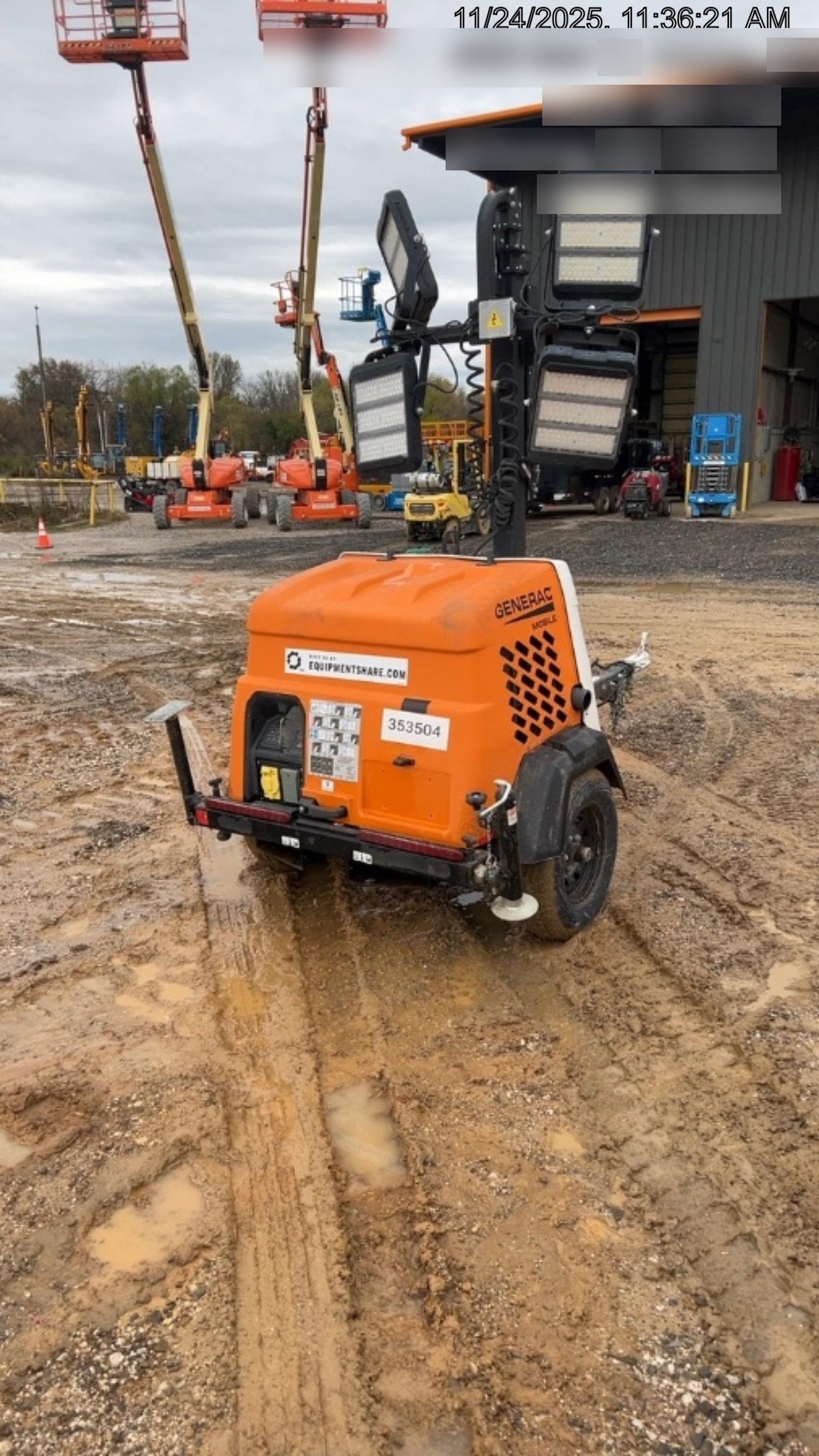 2023 Generac MLT2 Diesel, Flex Switch 120V Input, Powerzone Controller, (4) 320W LED Lights, 4kW Generator, 39.9 Gal Fuel Tank, 2" Ball, T3