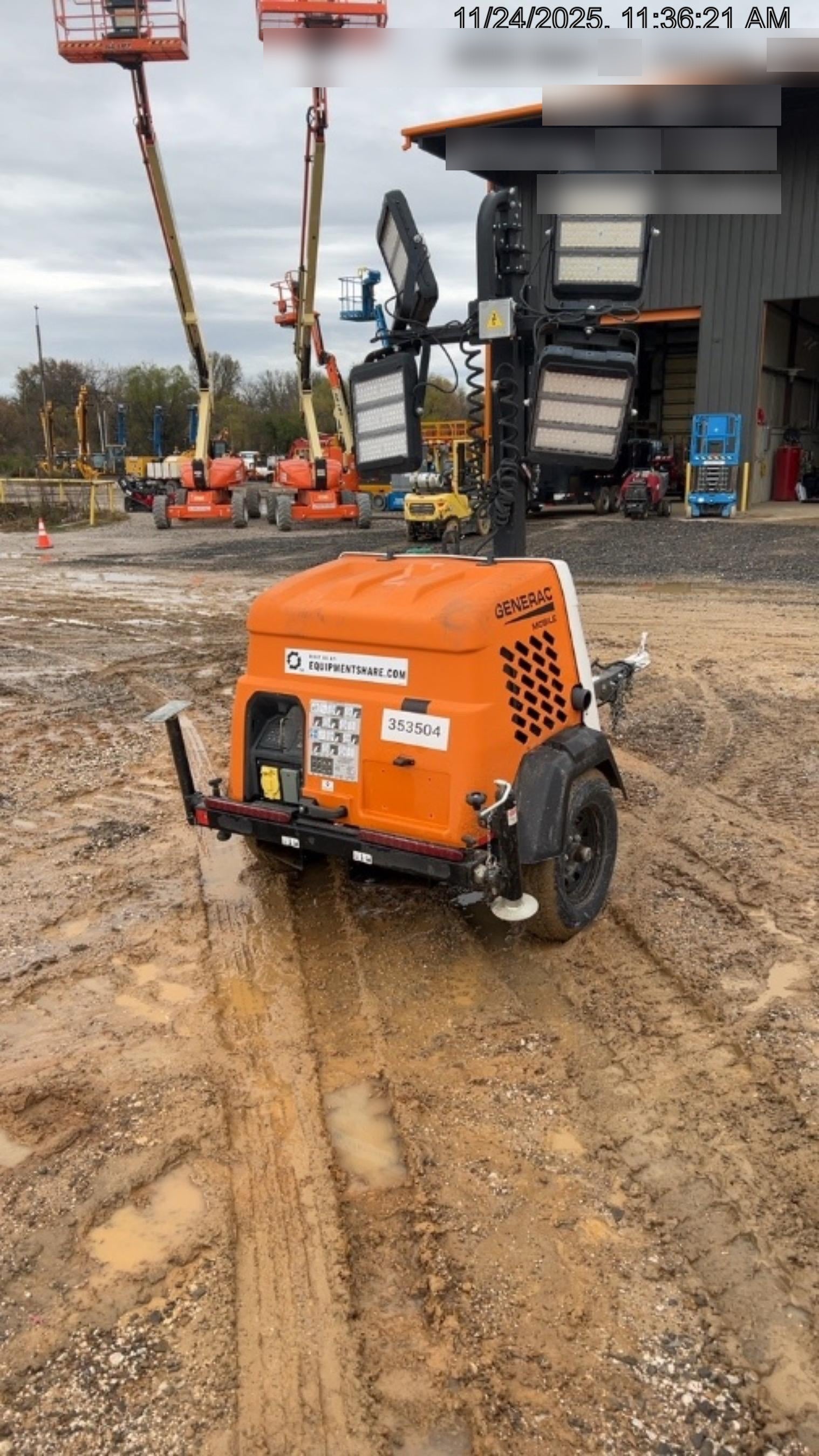 2023 Generac MLT2 Diesel, Flex Switch 120V Input, Powerzone Controller, (4) 320W LED Lights, 4kW Generator, 39.9 Gal Fuel Tank, 2" Ball, T3