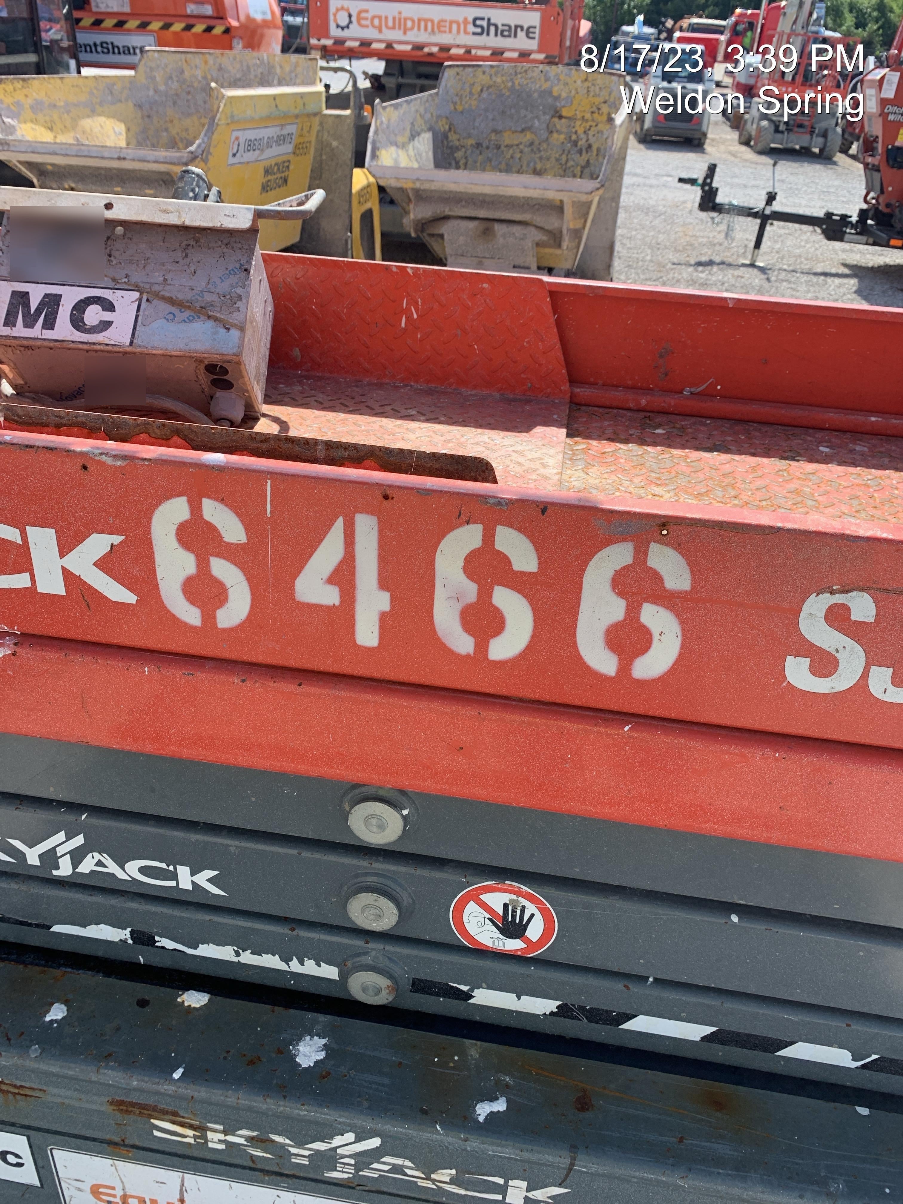 2017 Skyjack SJIII-3219 Skyjack SJ3219, Extended Warranty 5yr/5k hr