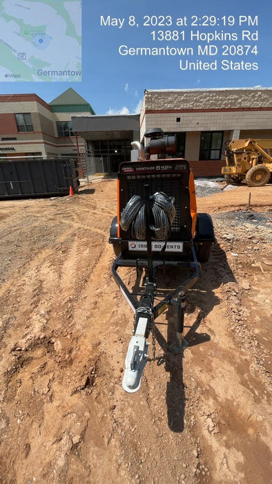 2021 Lincoln Electric Vantage 549X Ready Pak 3, ORANGE (includes trailer, cable rack, fender light kit)