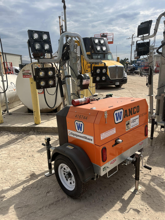 2024 Wanco WLTT-4MM4K Diesel, Deep Sea Controller, Shore Power Plug, Auto Start, (4) 350W LED Floodlights, 4kW Generator, 60 Gal Fuel Tank, 2" Ball, T3