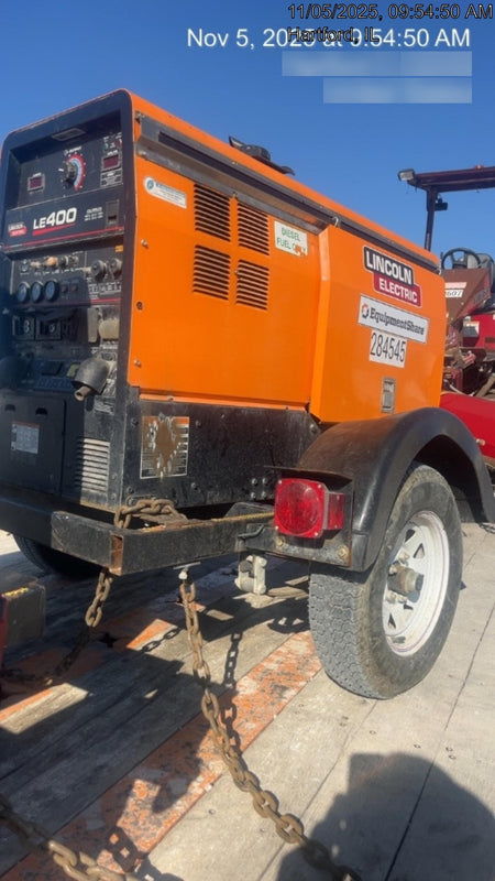 2022 Lincoln Electric LE400 Kubota V1505, Trlr, Cable Rack, Light Kit, ES Decals, T3