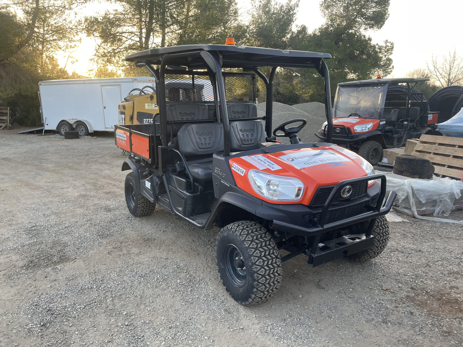 2022 Kubota RTV-X1140W-H Plastic Canopy, Windshield Acrylic Clear, LED Strobe Light, Wire Harness Kit, Back up Alarm