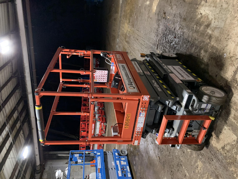 2020 Skyjack SJIII-3219 Solid NM Tires, Half height spring hinged entry gate, Dual Beacons, 800W Inverter