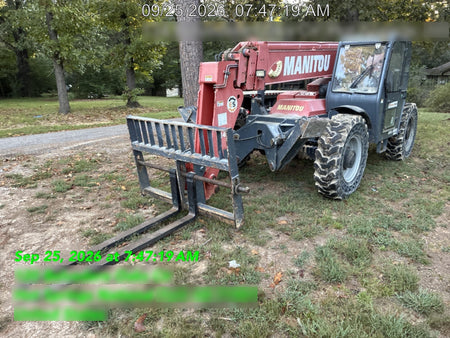 2018 Manitou MTA10055 Manitou MTA 10055 w/Open ROPS, Work Lights/Strobe, Aux Hyd, Solid Tires, Lift Hook, 66" Carriage, 60" Forks
