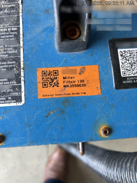 2020 MILLER ELECTRIC FILTAIR 130