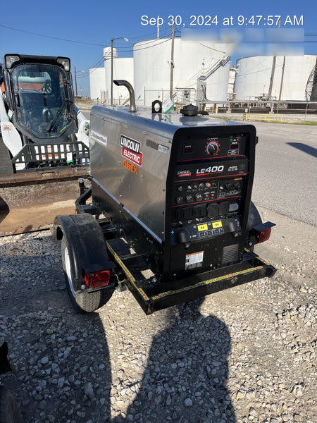 2024 Lincoln Electric LE400 Kubota V1505, Trlr, Cable Rack, Light Kit, ES Decals, T3
