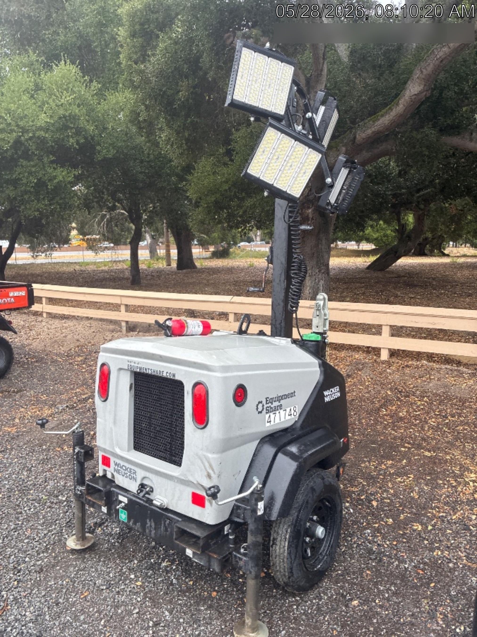 2024 Wacker Neuson LTT4 Diesel, Kohler KDW702, Deep Sea Controller, Auto Start, LED 320W, Bypass Outlet, T3