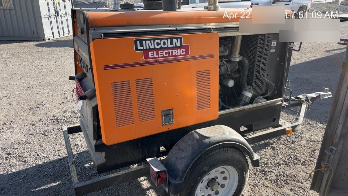 2022 Lincoln Electric Vantage 549X Crosslink Technology, Trailer Mounted, ES Decals, T3