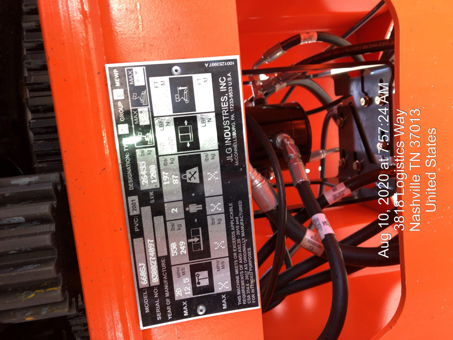 2020 JLG 660SJ
