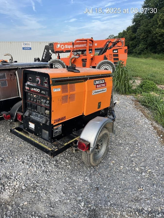 2022 Lincoln Electric LE400 Kubota V1505, Trlr, Cable Rack, Light Kit, ES Decals, T3