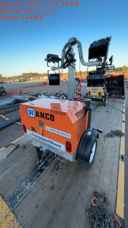 2024 Wanco WLTT-4MM4K Diesel, Deep Sea Controller, Shore Power Plug, Auto Start, (4) 350W LED Floodlights, 4kW Generator, 60 Gal Fuel Tank, 2" Ball, T3