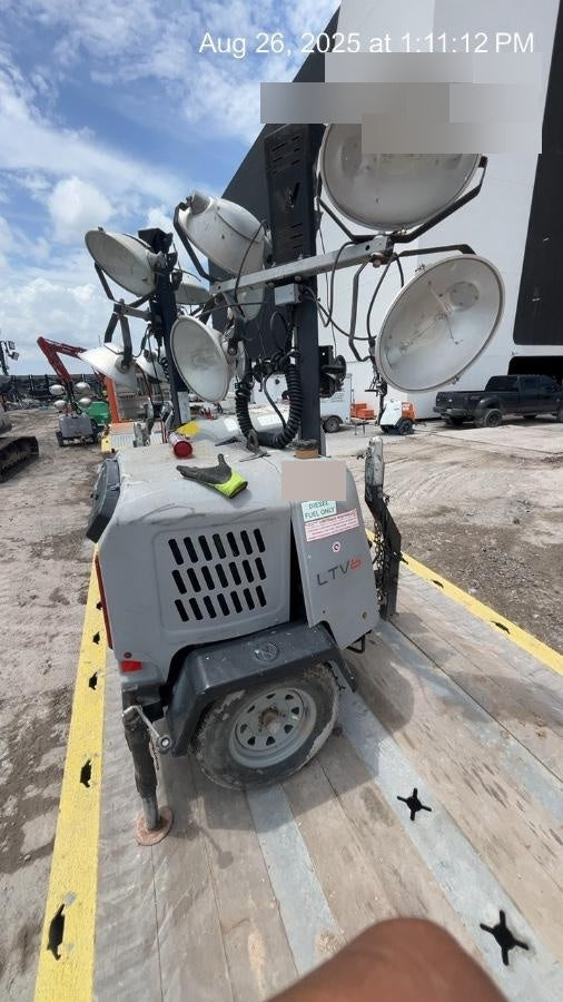 2019 Wacker Neuson LTV6L-MH Wacker Neuson LTV6L Mobile Light Tower w/Fuel Level Sensor Installed