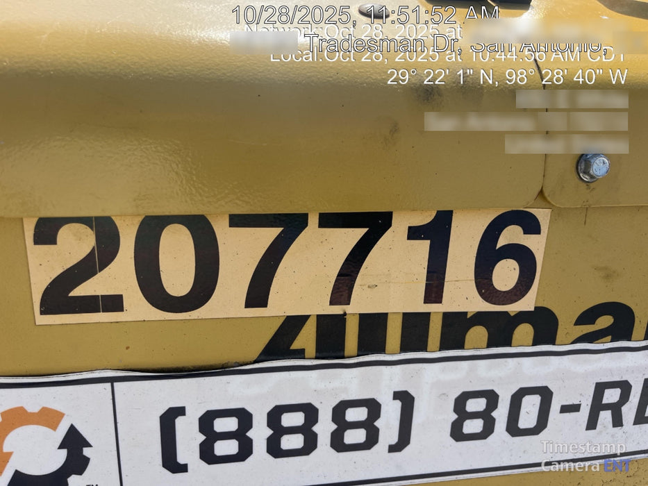 2022 Allmand NLV3GR (4) LED Light Fixture 350W, 23' Vertical Mast, 3kW Prime, Towable, Deep Sea L401, Leveling Jacks, Yanmar T4F 5.8hp