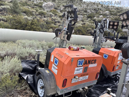 2024 Wanco WLTT-4MM4K Diesel, Deep Sea Controller, Shore Power Plug, Auto Start, (4) 350W LED Floodlights, 4kW Generator, 60 Gal Fuel Tank, 2" Ball, T3