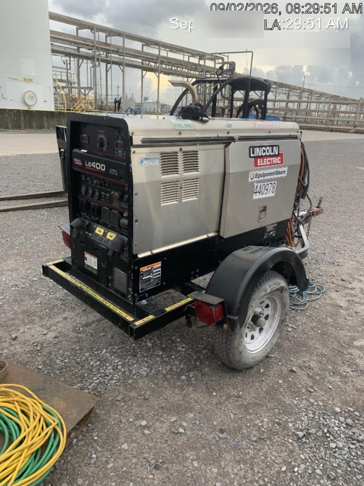 2024 Lincoln Electric LE400 Kubota V1505, Trlr, Cable Rack, Light Kit, ES Decals, T3