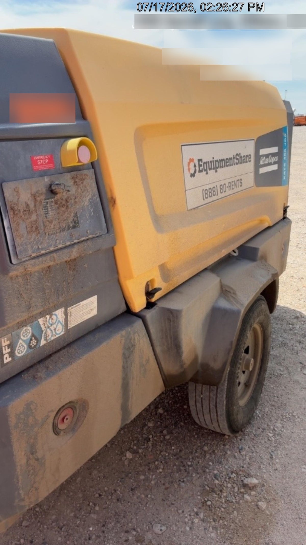 2020 ATLAS COPCO XATS 400 PFF