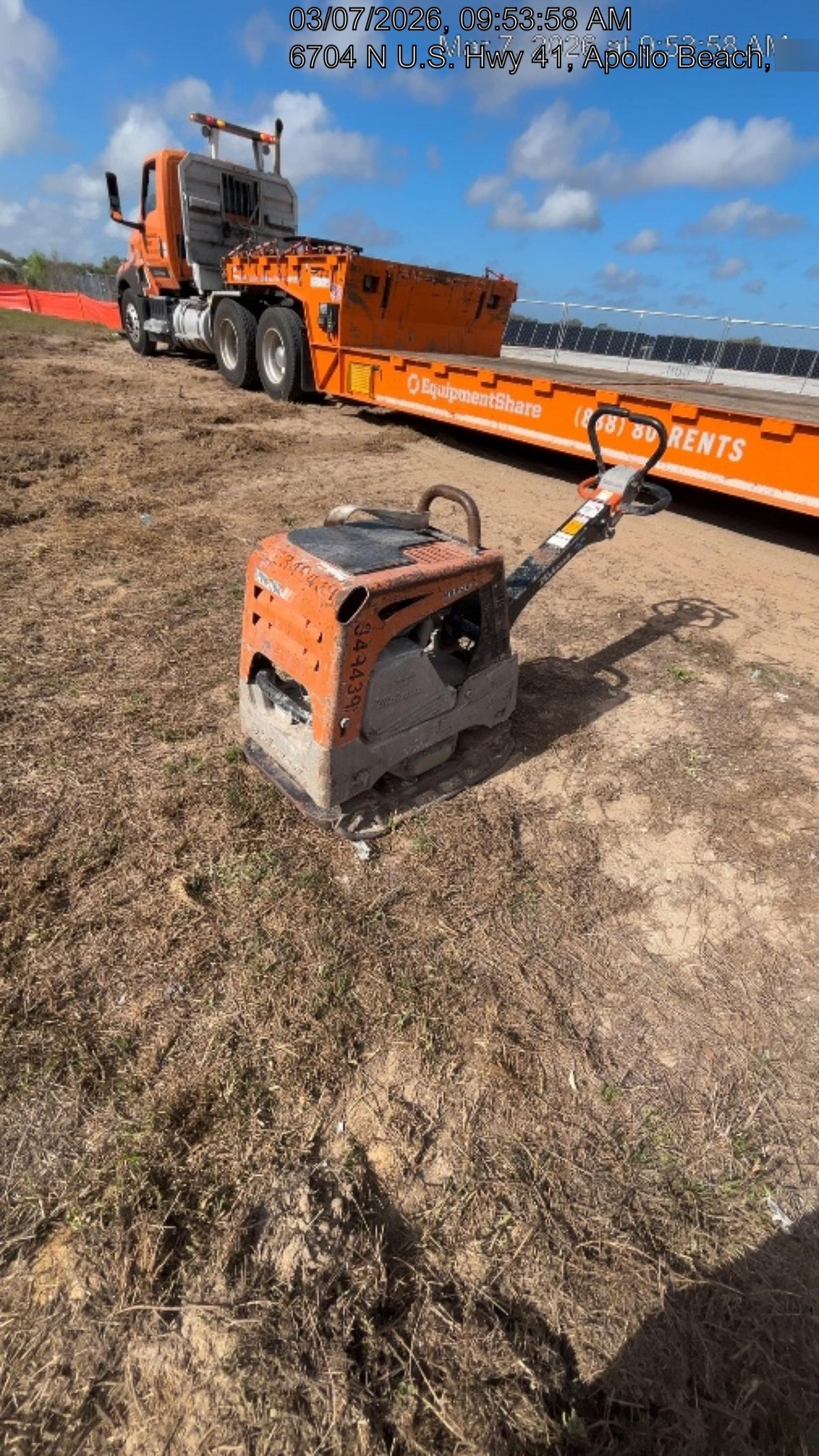 2023 Multiquip MV308GH Honda GX270, 18" Plate, Tachometer