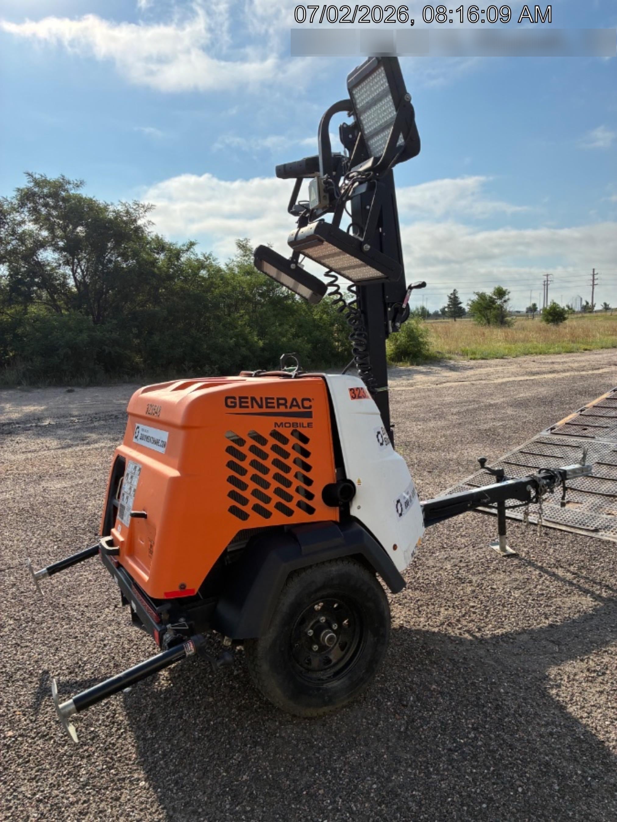 2023 Generac MLT2 Diesel, Flex Switch 120V Input, Powerzone Controller, (4) 320W LED Lights, 4kW Generator, 39.9 Gal Fuel Tank, 2" Ball, T3