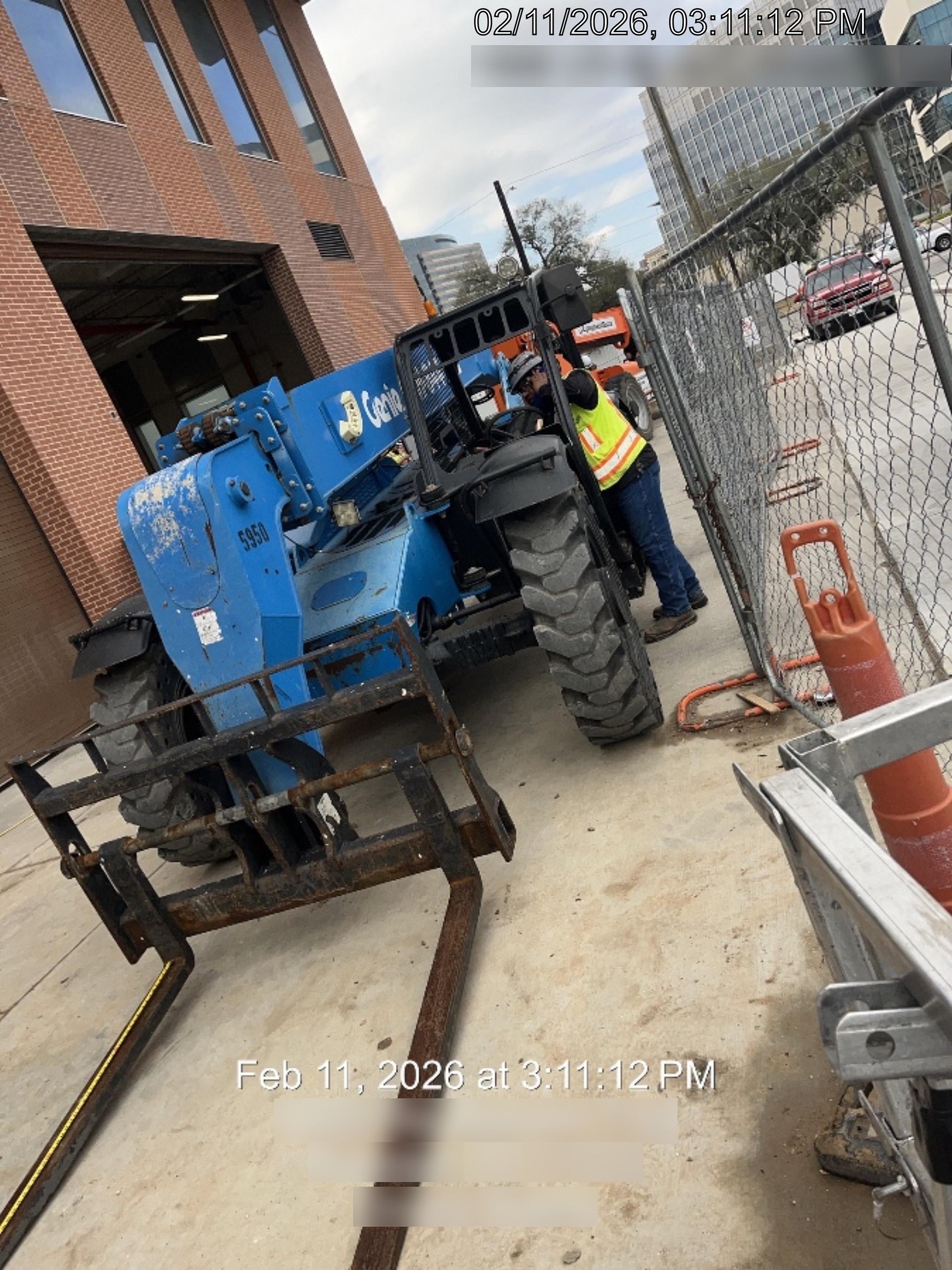 2017 Genie GTH-844 Genie GTH-844, Solid Tires, 60" carriage/forks, Open ROPS, Work Lights