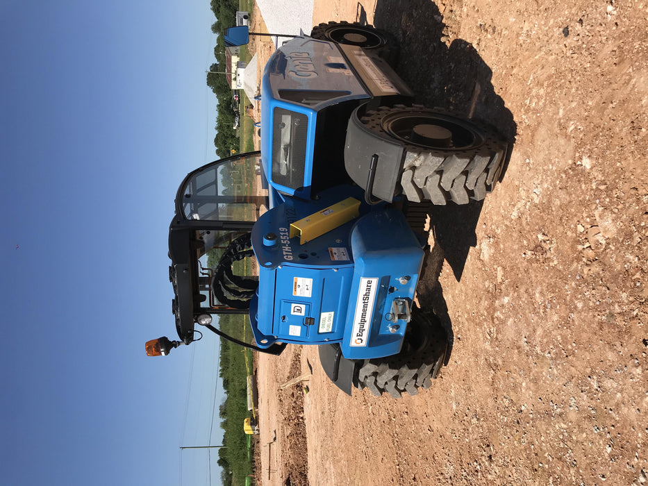 2020 Genie GTH-5519 Cab/Heat/Air, Solid Tires, Work Lights, Beacon, Aux Hydraulics, Back up Alarm