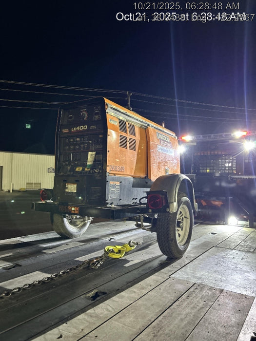 2022 Lincoln Electric LE400 Kubota V1505, Trlr, Cable Rack, Light Kit, ES Decals, T3