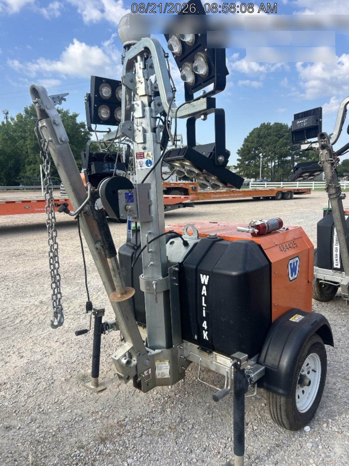 2024 Wanco WLTT-4MM4K Diesel, Mitsubishi L2E, 9.0HP @1800 rpm, Deep Sea Controller, Shore Power Plug, Auto Start, (4) 350W LED Floodlights, 4kW Generator, 60 Gal Fuel Tank, 2" Ball, T3