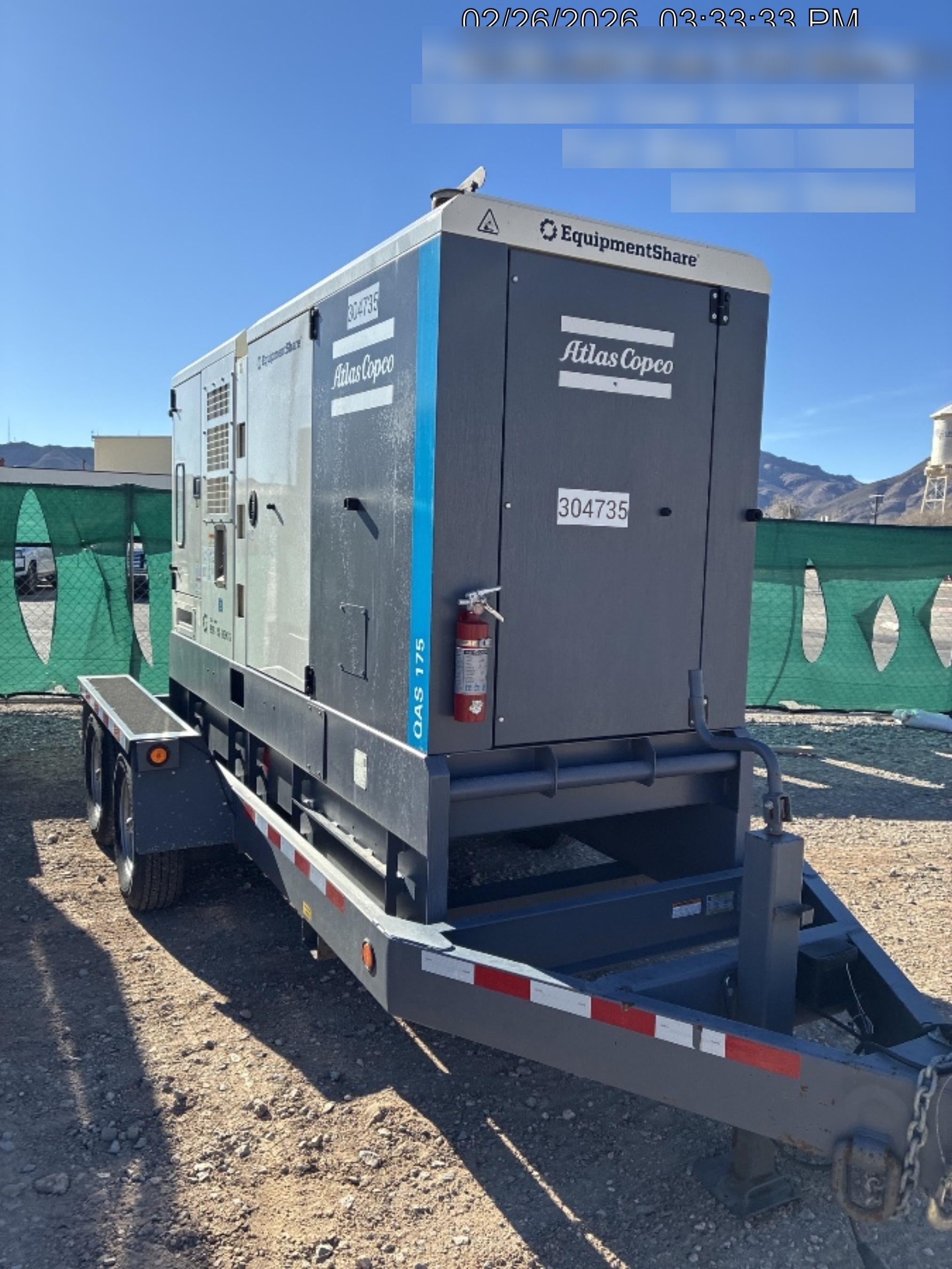 2023 ATLAS COPCO QAS 175