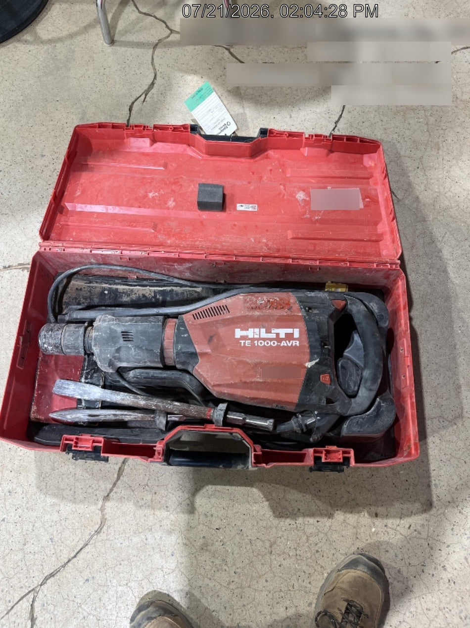 2019 HILTI TE 1000-AVR