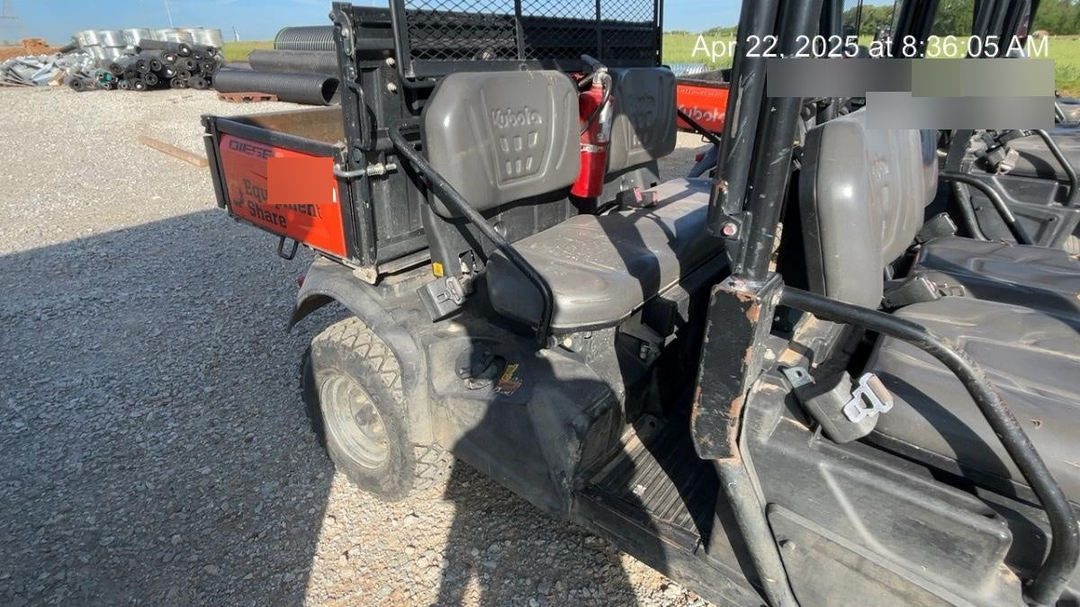 2019 Kubota RTV-X1140W-H 4wd Utility Cart, LED Strobe, Windshield Tempered Glass, Plastic Canopy, Wire Harness Kit, Backup Alarm