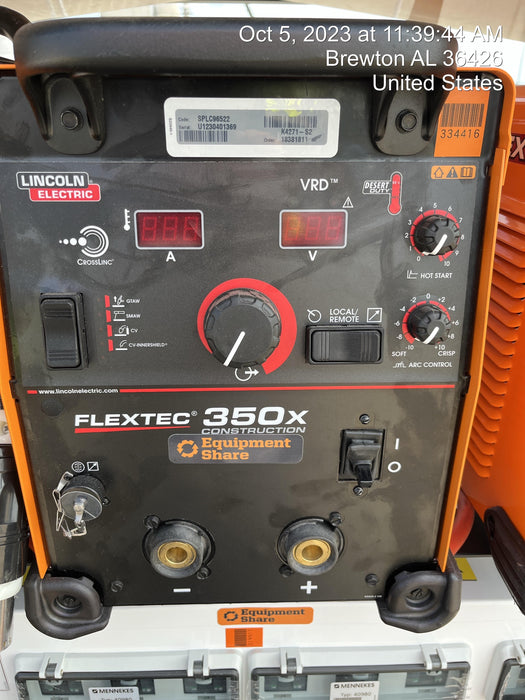 2023 LINCOLN ELECTRIC FLEXTEC 350X