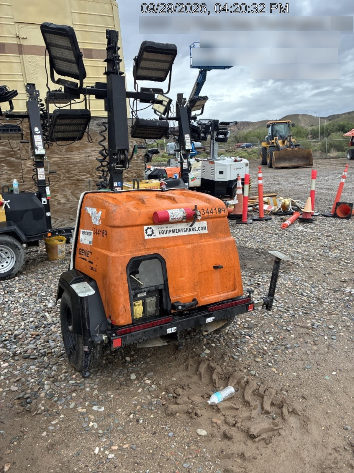 2023 Generac MLT2 Diesel, Flex Switch 120V Input, Powerzone Controller, (4) 320W LED Lights, 4kW Generator, 39.9 Gal Fuel Tank, 2" Ball, T3