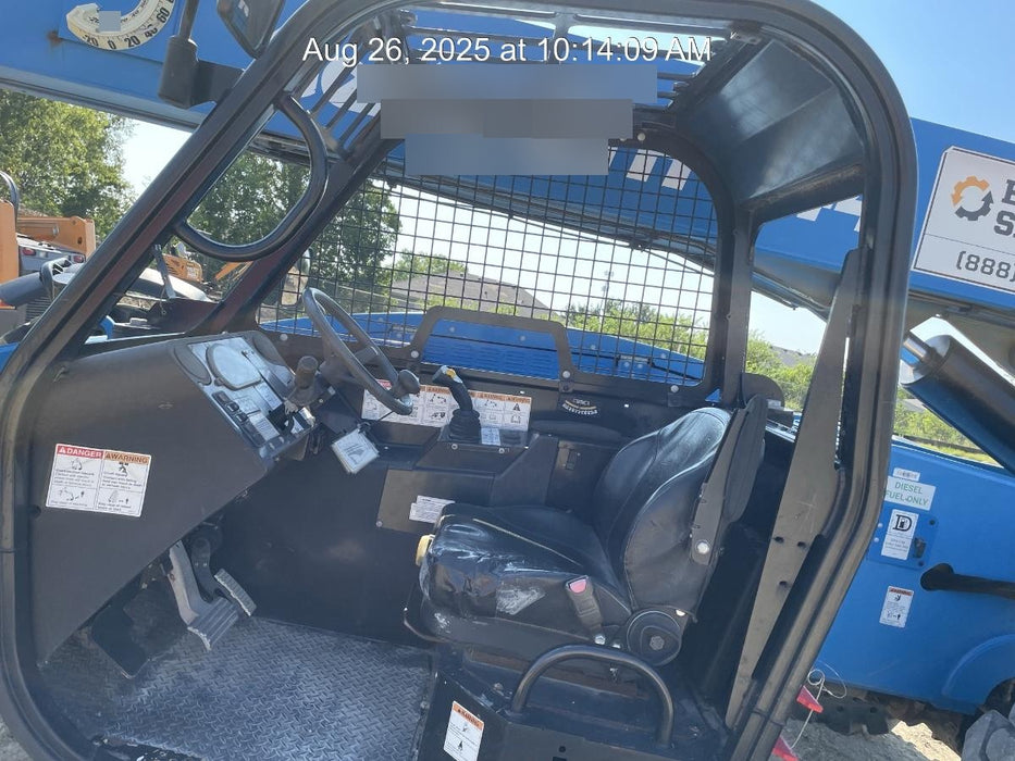 2018 Genie GTH-844 GTH-844 w/Open ROPS, Solid Tires, beacon/work lights, 60" carriage/forks