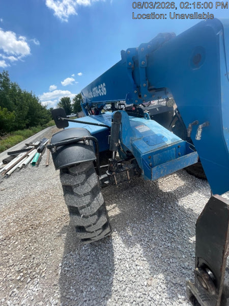 2018 Genie GTH-636 Genie GTH-636 w/Open ROPS, Work Lights, Solid Tires, RH Cab Mesh, Beacon, 48" Carriage and Forks