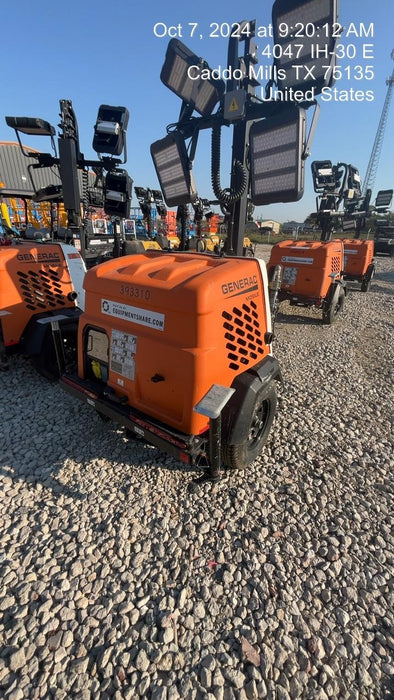 2024 Generac MLT2 Diesel, Flex Switch 120V Input, Powerzone Controller, 
(4) 320W LED Lights, 4kW Generator, 39.9 Gal Fuel Tank, 2" Ball, T3